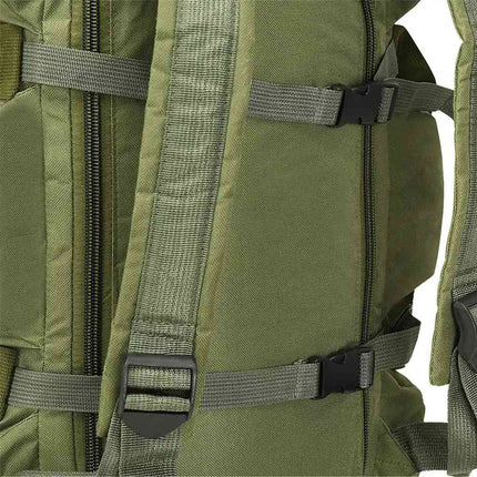 duffelbag i 3-i-1 army-stil 45 l olivengrøn