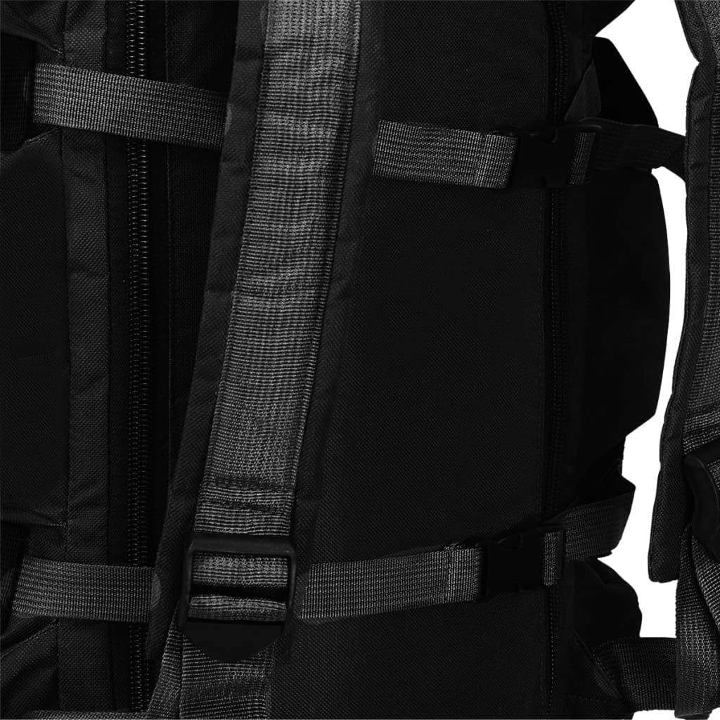 duffelbag i 3-i-1 army-stil 45 l sort