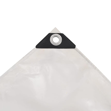 presenning 650 g/m² 4 x 7 m hvid