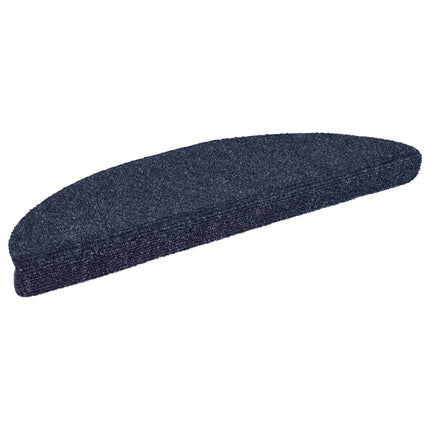 trappemåtter selvklæbende 15 stk. 56x17x3 cm blå halvrunde