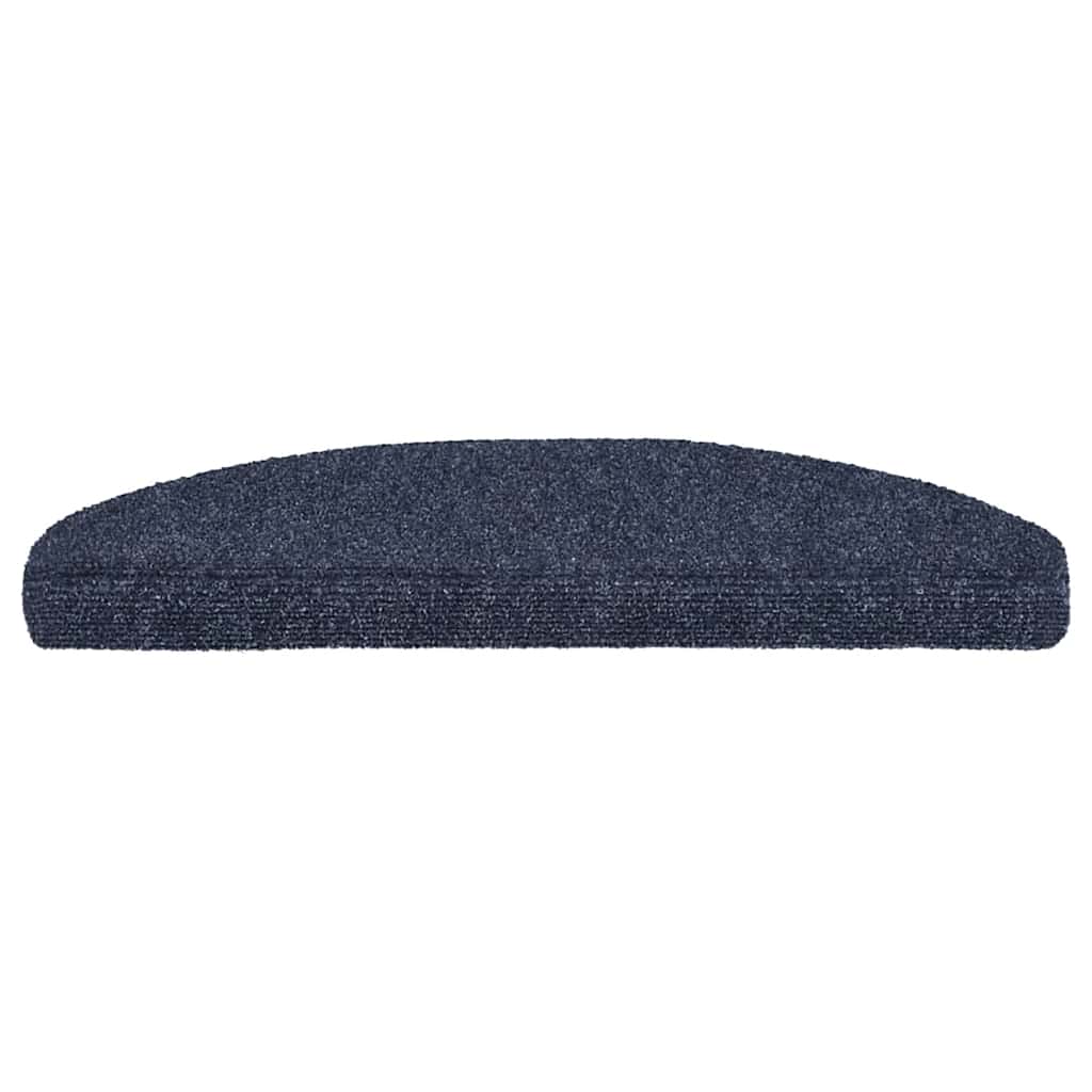 trappemåtter selvklæbende 15 stk. 65x21x4 cm blå halvrunde store