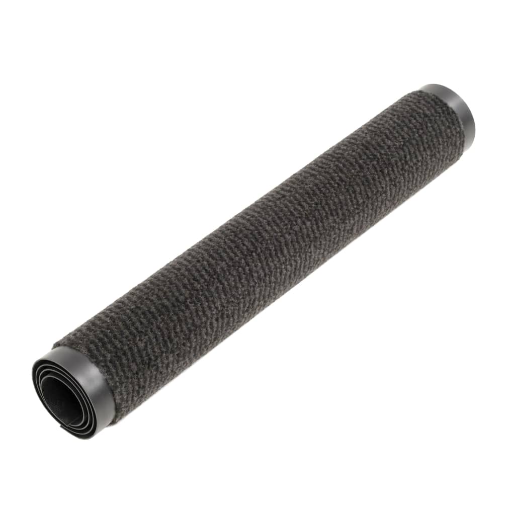 måtte med støvkontrol rektangulær tuftet 40 x 60 cm sort