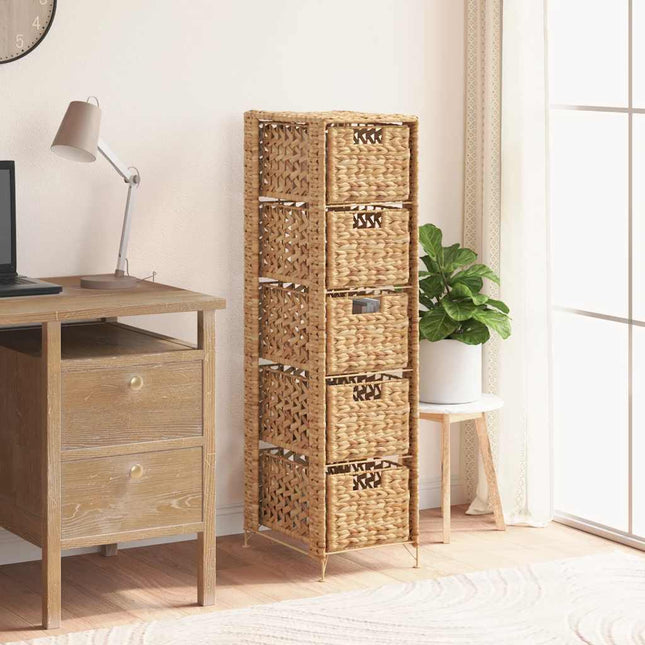 opbevaringsenhed med 6 kurve 47 x 37 x 100 cm vandhyacint