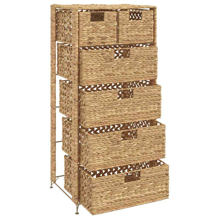 opbevaringsenhed med 6 kurve 47 x 37 x 100 cm vandhyacint
