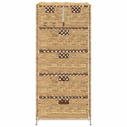 opbevaringsenhed med 6 kurve 47 x 37 x 100 cm vandhyacint