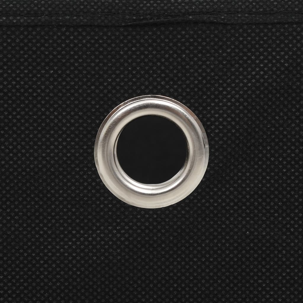 opbevaringskasser 10 stk. ikke-vævet stof 32x32x32 cm sort