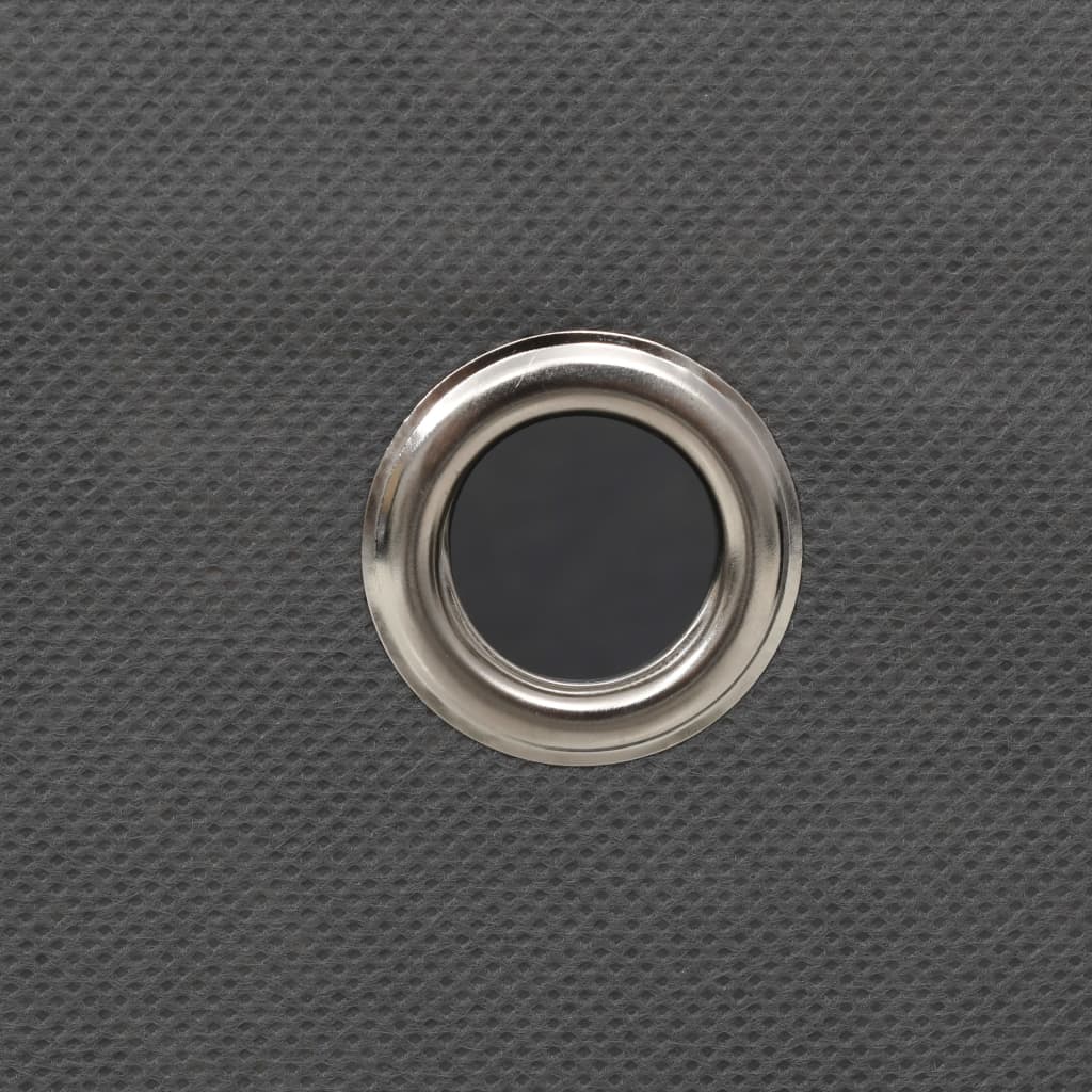 opbevaringskasser 10 stk. ikke-vævet stof 32x32x32 cm grå