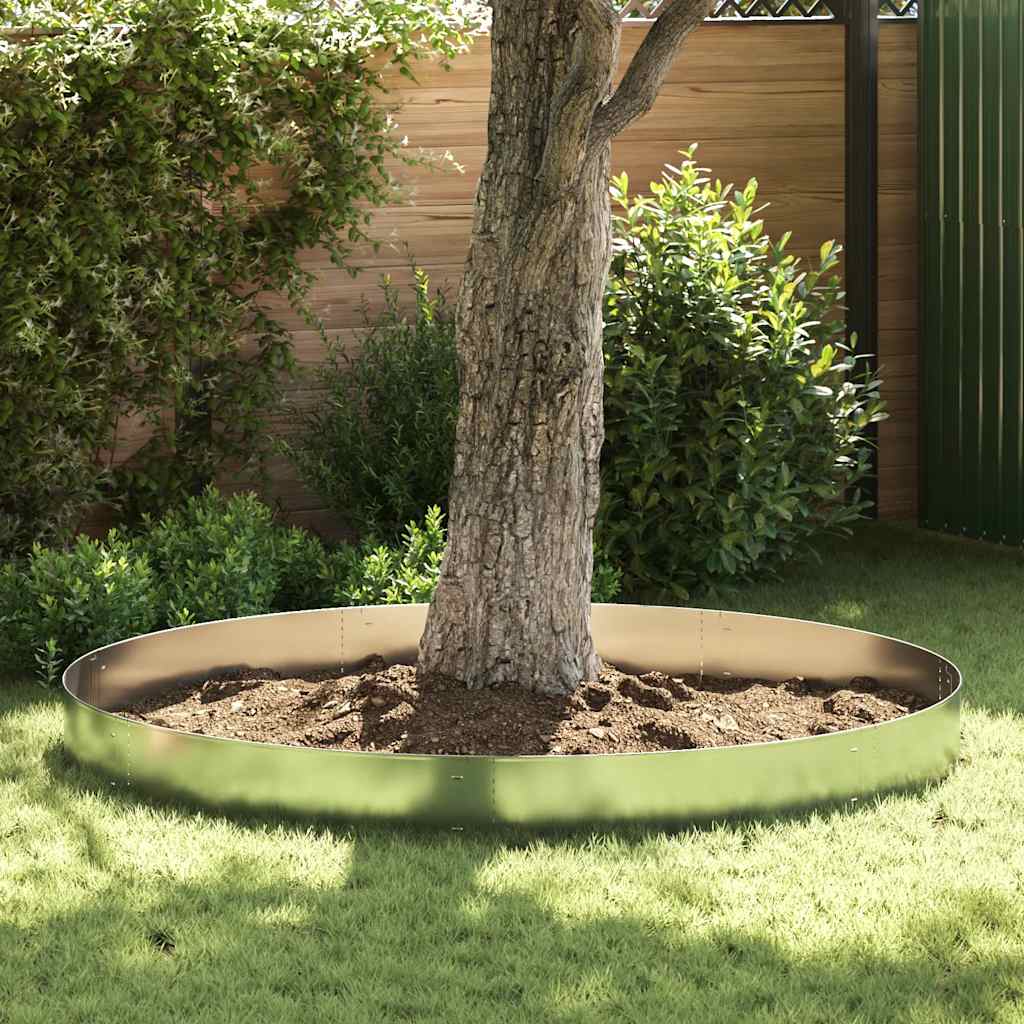 Bedkanter - 10 stk. i galvaniseret stål, 100 × 20 cm