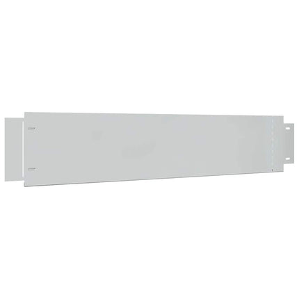 bedkanter 15 stk. galvaniseret stål 100 x 20 cm