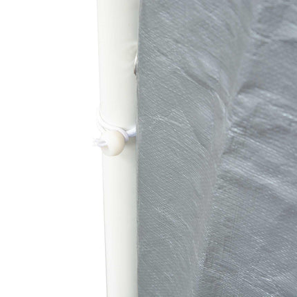 Teltstof uden ramme Grå 12 x 6 m PE