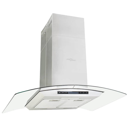 ø-emhætte 90 cm LCD-display touchsensor 756 m³/t. LED