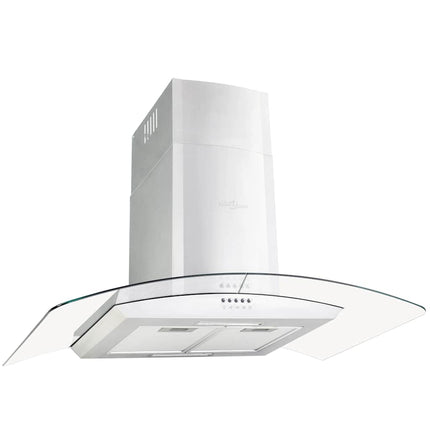vægmonteret emhætte 90 cm rustfrit stål 756 m³/t. LED