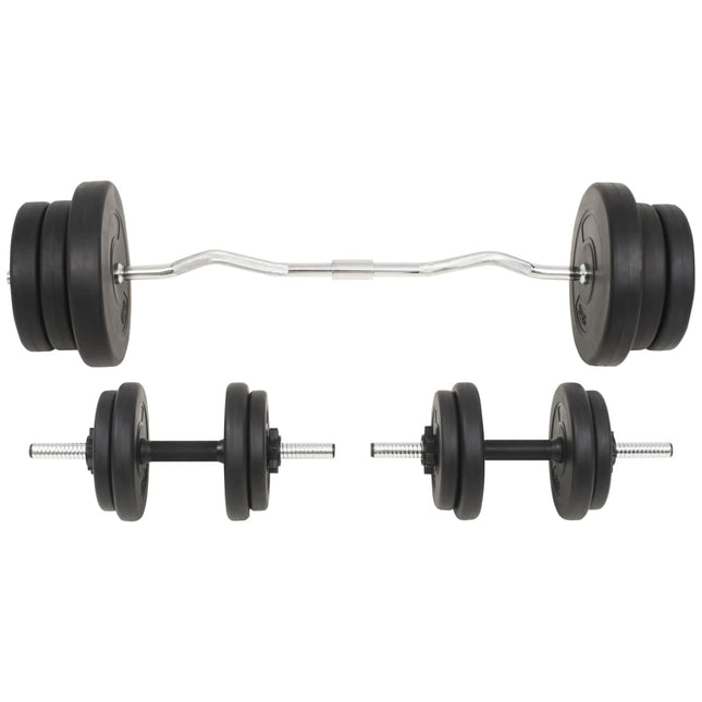 vægtstangs- og håndvægtssæt 60 kg