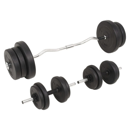 vægtstangs- og håndvægtssæt 60 kg