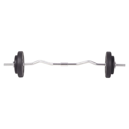 vægtstangs- og håndvægtssæt 90 kg