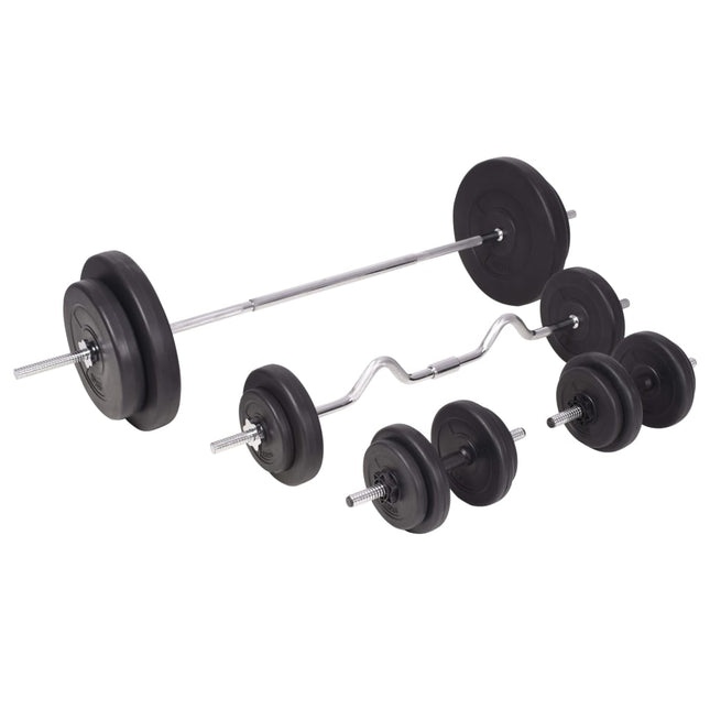 vægtstangs- og håndvægtssæt 90 kg