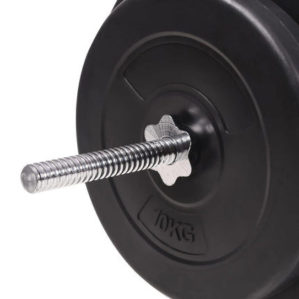 vægtstangs- og håndvægtssæt 90 kg