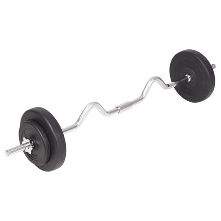 vægtstangs- og håndvægtssæt 90 kg