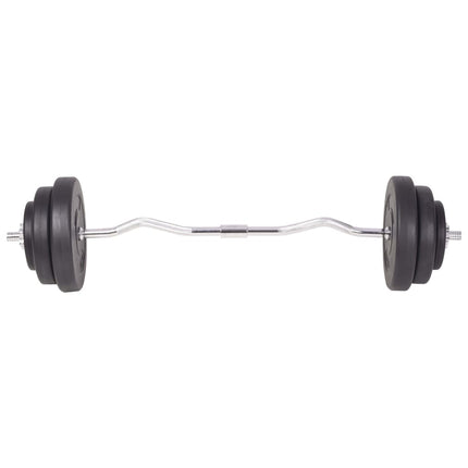vægtstangs- og håndvægtssæt 120 kg
