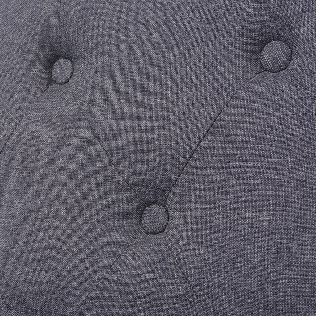 sofasæt 2 dele stof grå