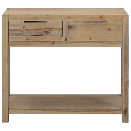konsolbord 82x33x73 cm massivt akacietræ