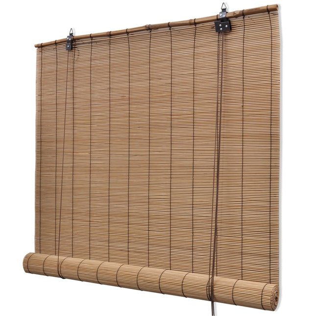 rullegardin 80x220 cm bambus brun