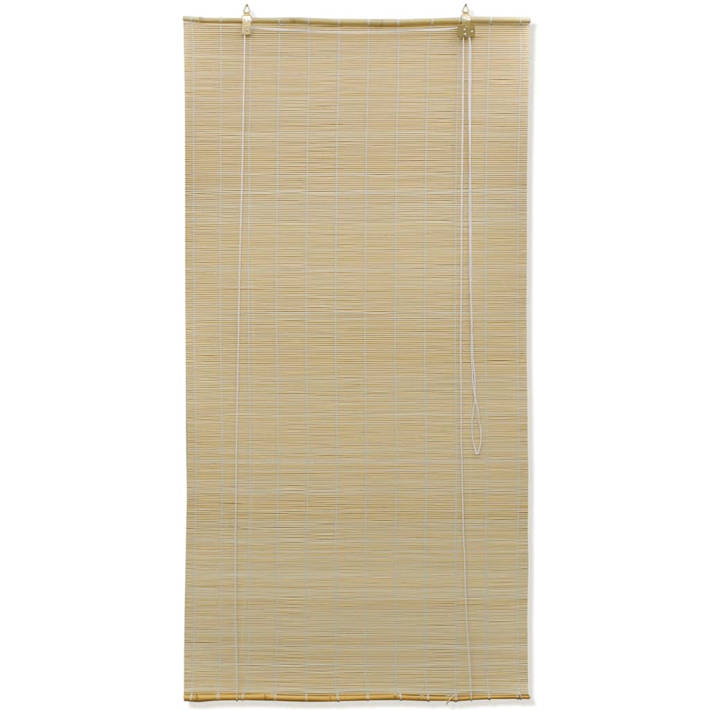 rullegardin 80x220 cm bambus naturfarvet