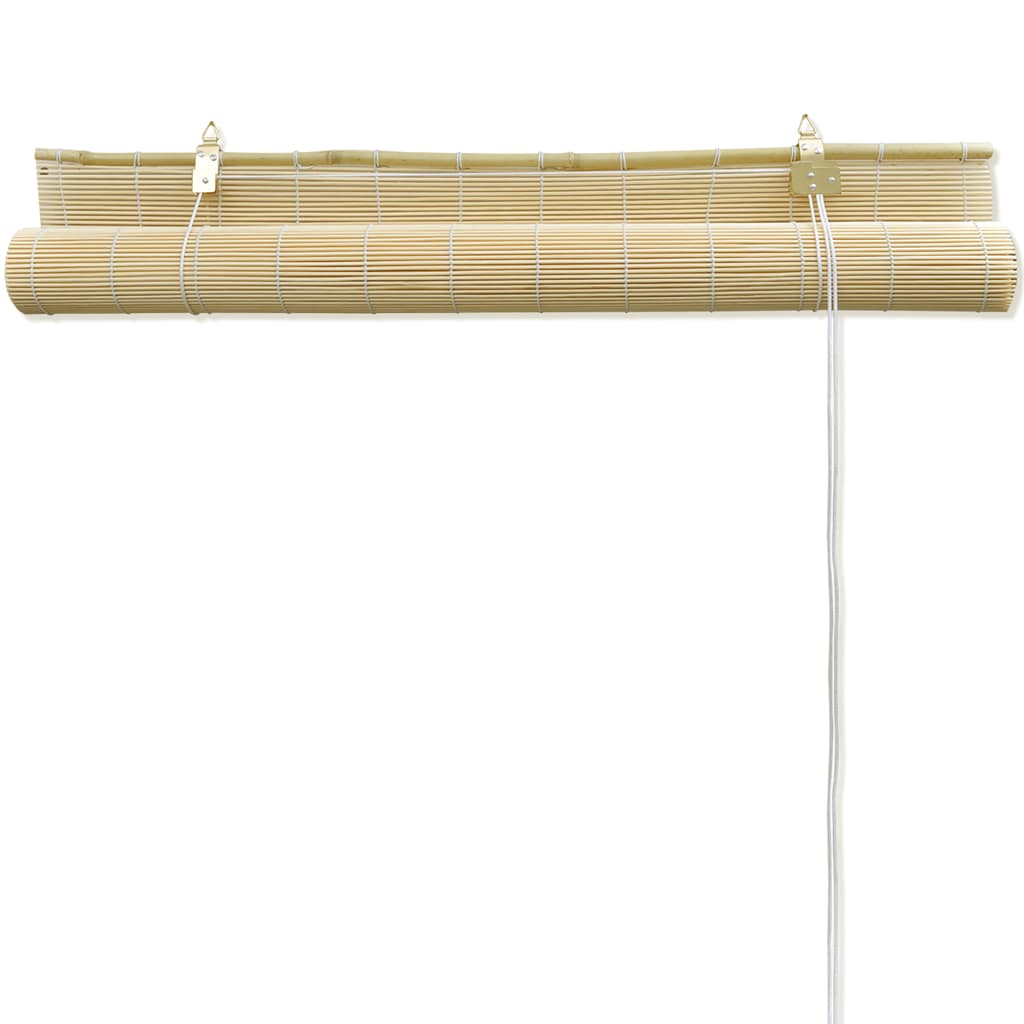 rullegardin 80x220 cm bambus naturfarvet