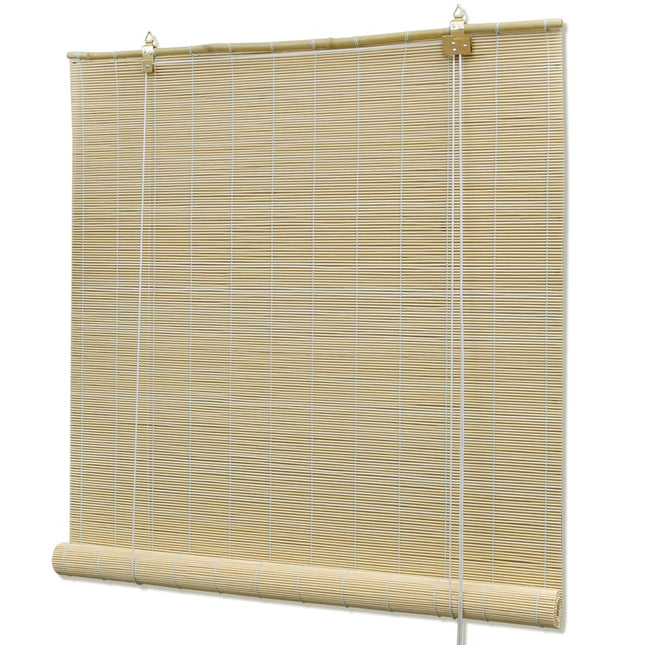 rullegardin 100x220 cm bambus naturfarvet