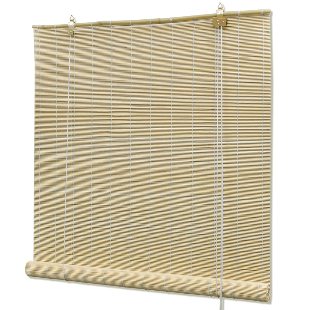 rullegardin 140x220 cm bambus naturfarvet