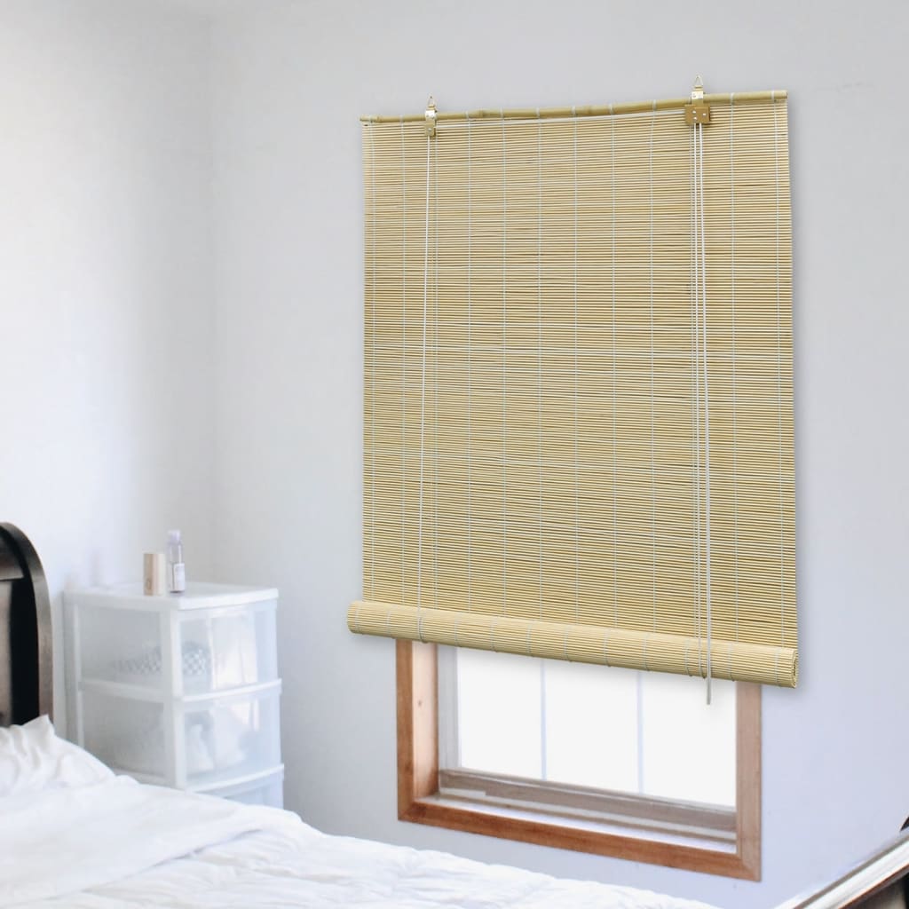 rullegardin 140x220 cm bambus naturfarvet