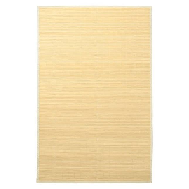tæppe 100x160 cm bambus naturfarvet
