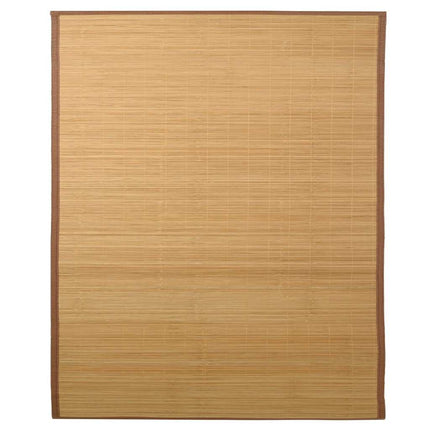 tæppe 160x230 cm bambus brun