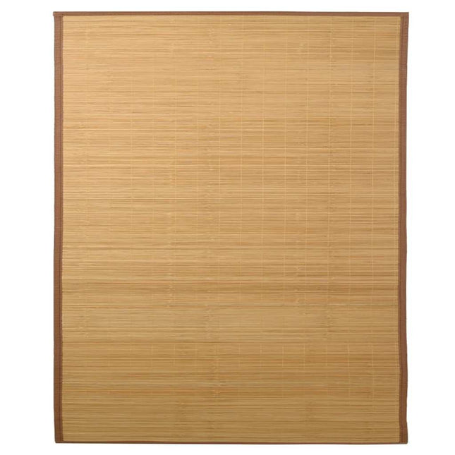 tæppe 160x230 cm bambus brun
