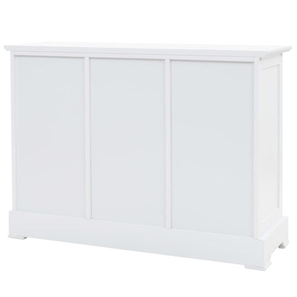 skænk med 3 låger 105x35x77,5 cm MDF og fyrretræ