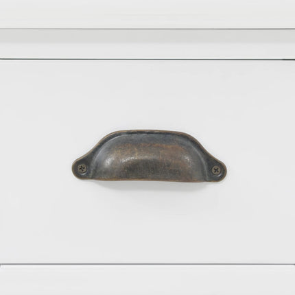 skænk med 3 låger 105x35x77,5 cm MDF og fyrretræ