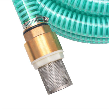 sugeslange med messingstik 7 m 25 mm grøn