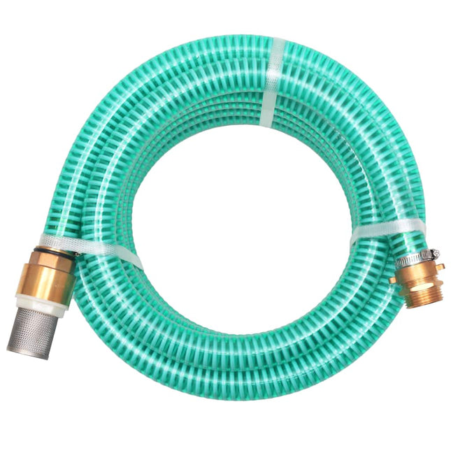 sugeslange med messingstik 15 m 25 mm grøn
