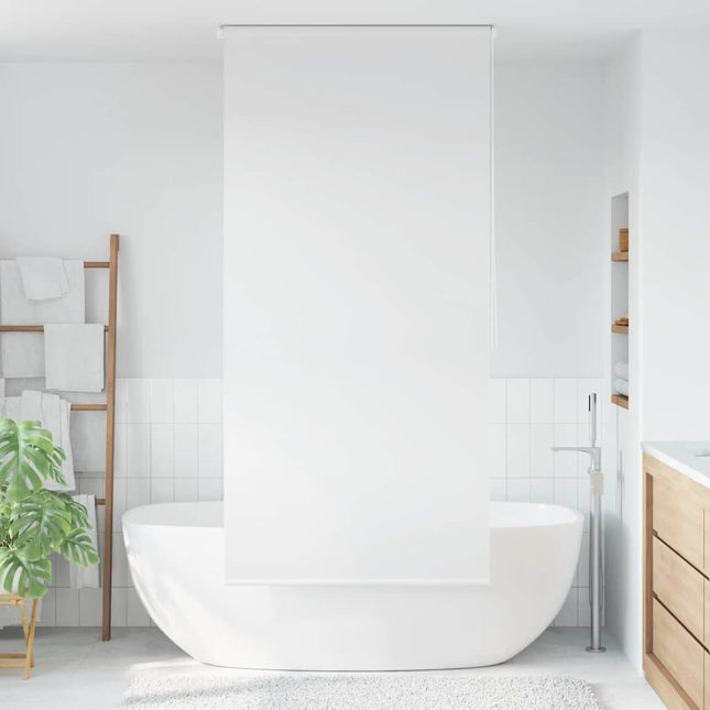rullegardin til badeværelse 100x240 cm hvid
