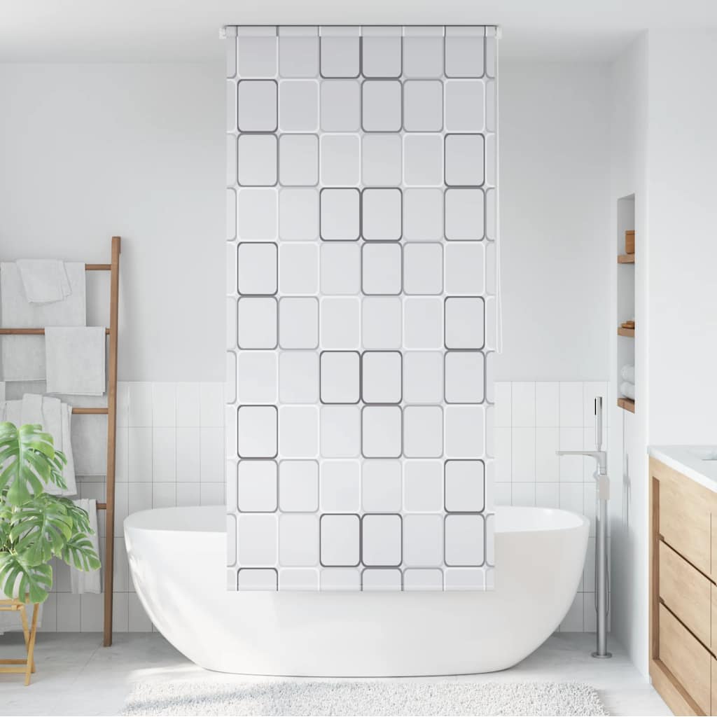 rullegardin til badeværelse 80x240 cm firkanter