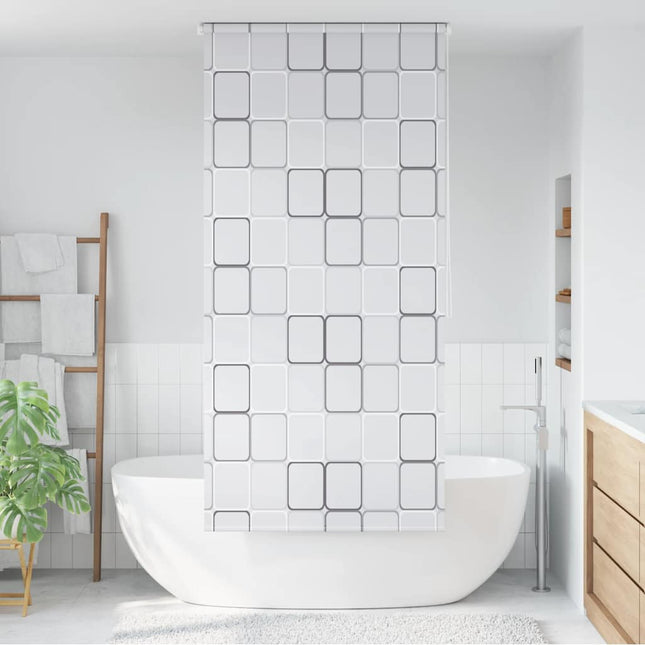 rullegardin til badeværelse 80x240 cm firkanter