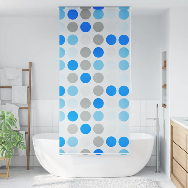 rullegardin til badeværelse 80x240 cm cirkler