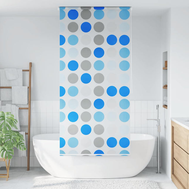 rullegardin til badeværelse 120x240 cm cirkler