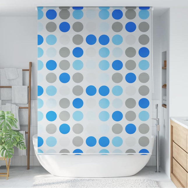 rullegardin til badeværelse 160x240 cm cirkler