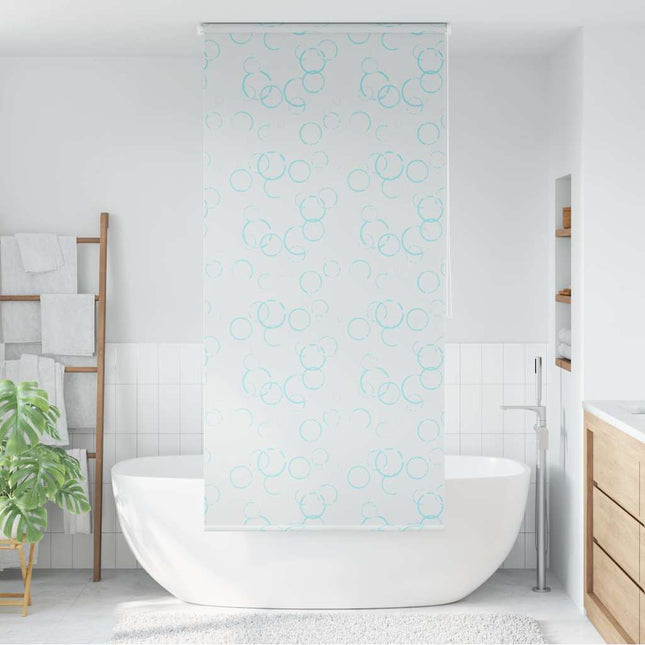 rullegardin til badeværelse 80x240 cm bobler