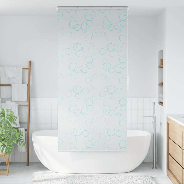 rullegardin til badeværelse 100x240 cm bobler