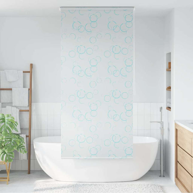 rullegardin til badeværelse 120x240 cm bobler