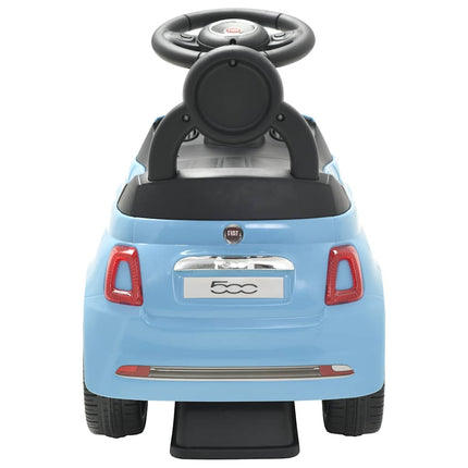 gåbil Fiat 500 blå