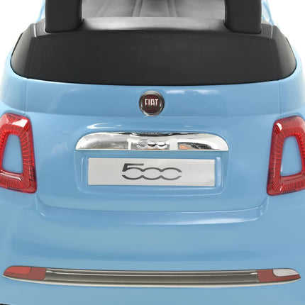 gåbil Fiat 500 blå