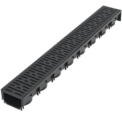 afvandingskanaler 3 stk. plastik 3 m